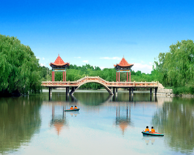 【4A】高台县月牙湖景区